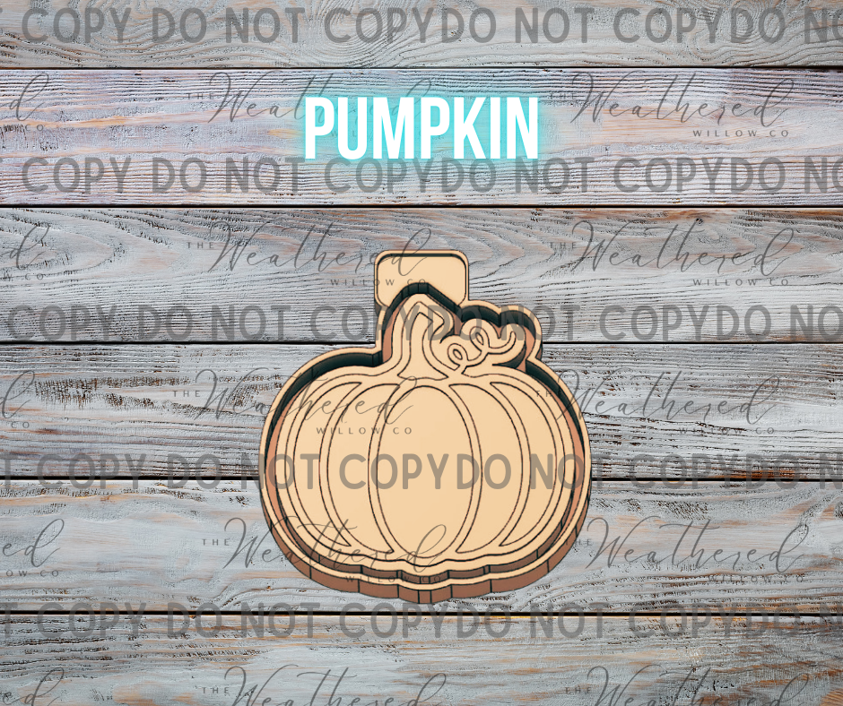 Pumpkin - Silicone Freshie Mold