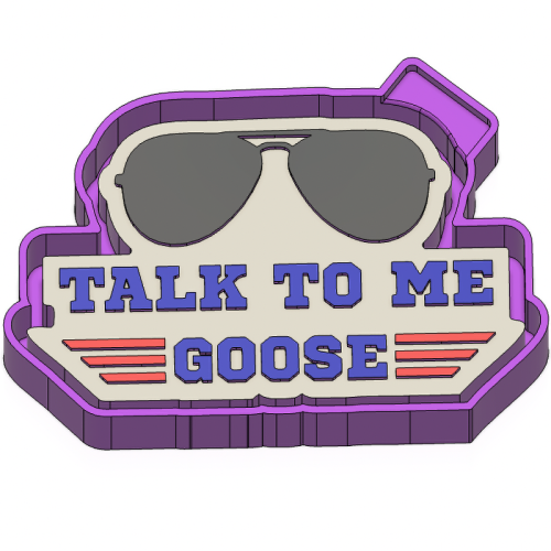 Talk to me goose - Silicone Freshie Mold