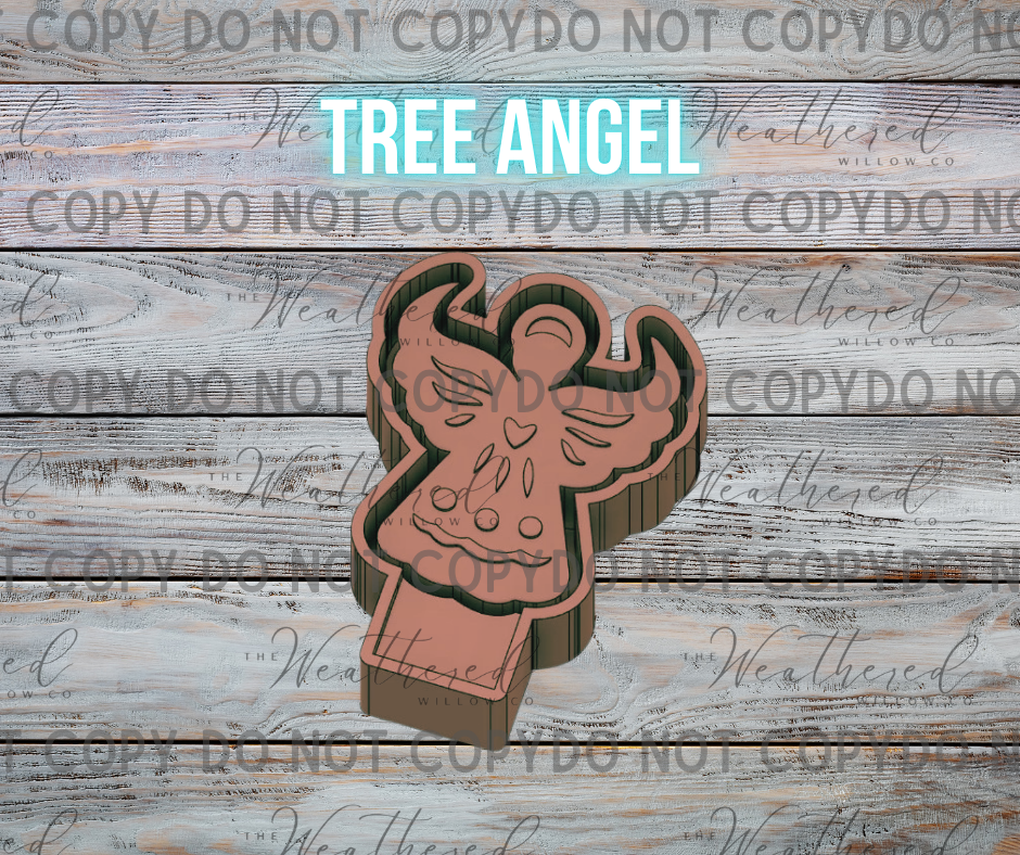 Tree Angel - Silicone Freshie Mold