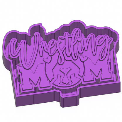 Wrestling Mom - Silicone Freshie Mold