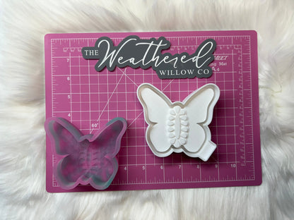 Simple Gem Butterfly - Silicone Freshie Mold