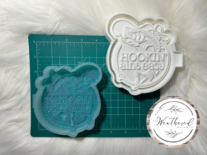 Hookin' ain't easy - Silicone Freshie Mold