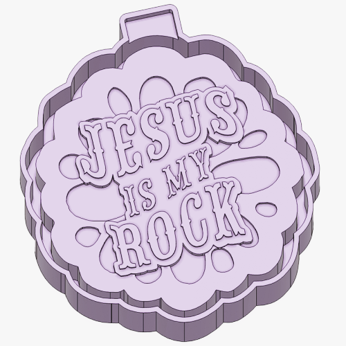 Jesus is my rock - Silicone Freshie Mold