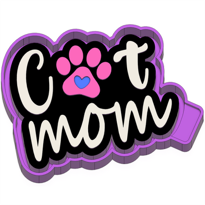 Cat mom - Silicone Freshie Mold