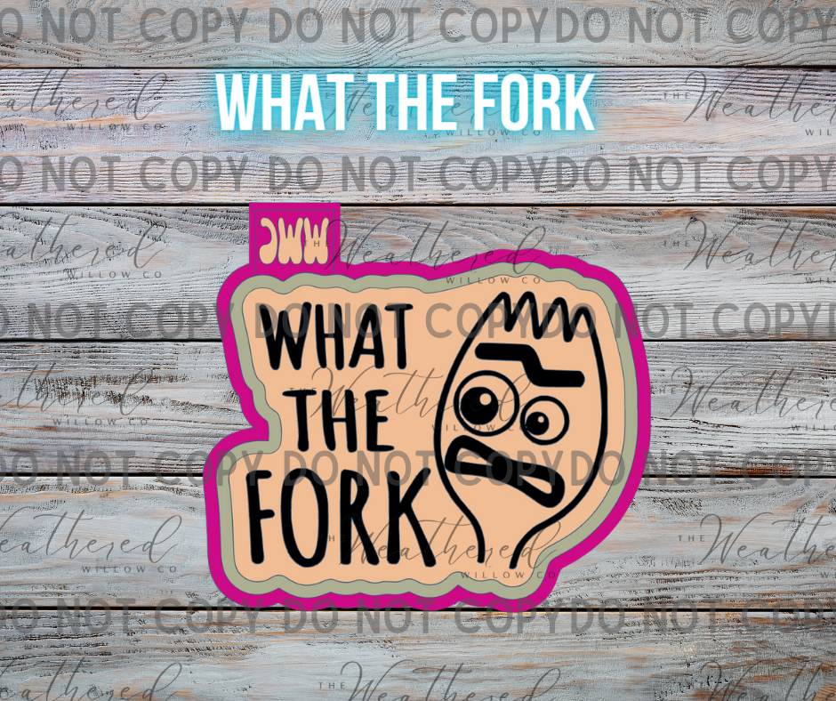 What the fork - Silicone Freshie Mold