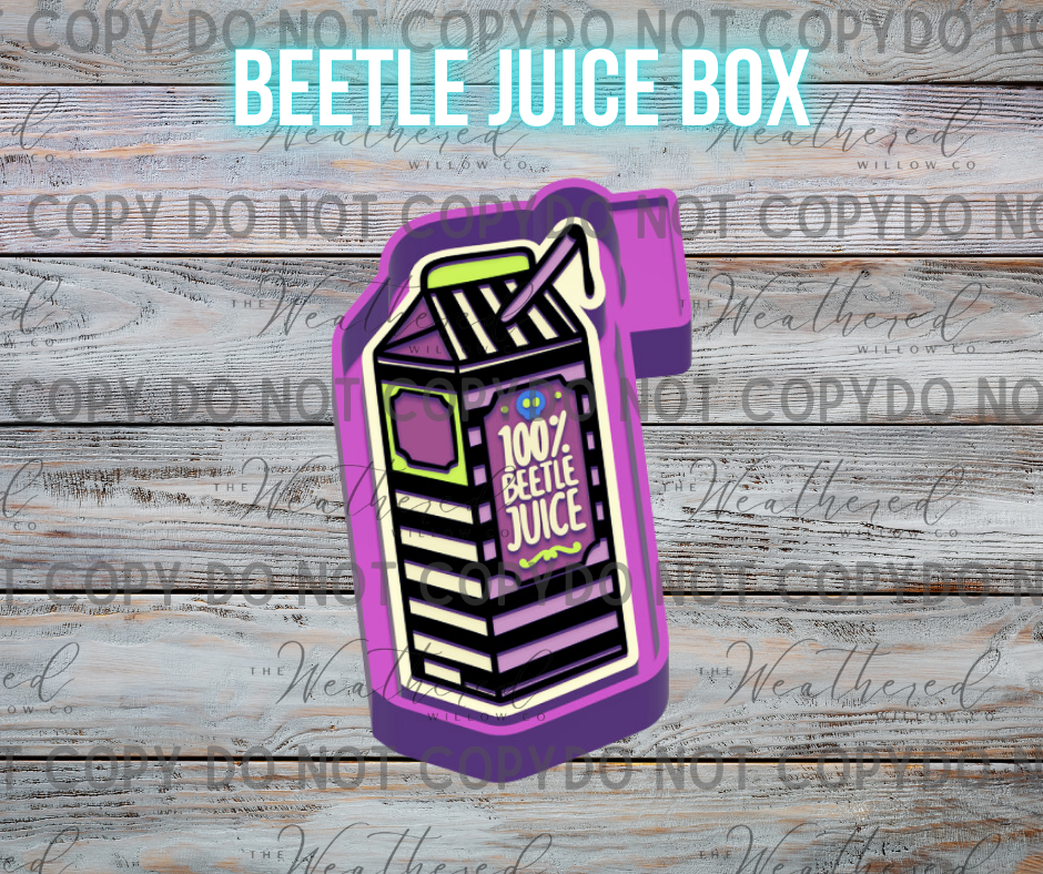 Bettle Juice Box - Silicone Freshie Mold