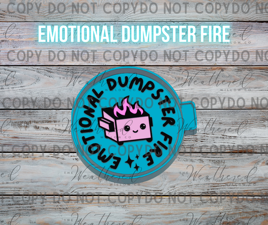 Emotional Dumpster Fire - Silicone Freshie Mold