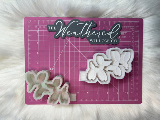 VENT SET; Balloon dog - Silicone Freshie Mold