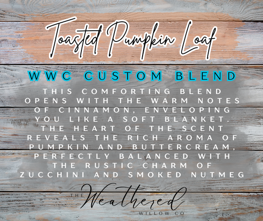 Toasted Pumpkin Loaf - WWC Custom Blend Scented Aroma Beads