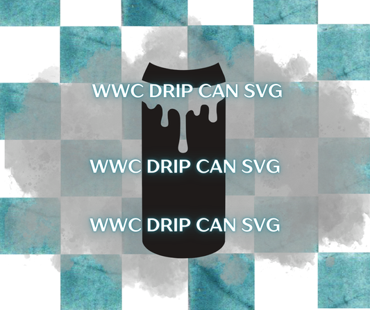 WWC Drip Can SVG ** DIGITAL DOWNLOAD**